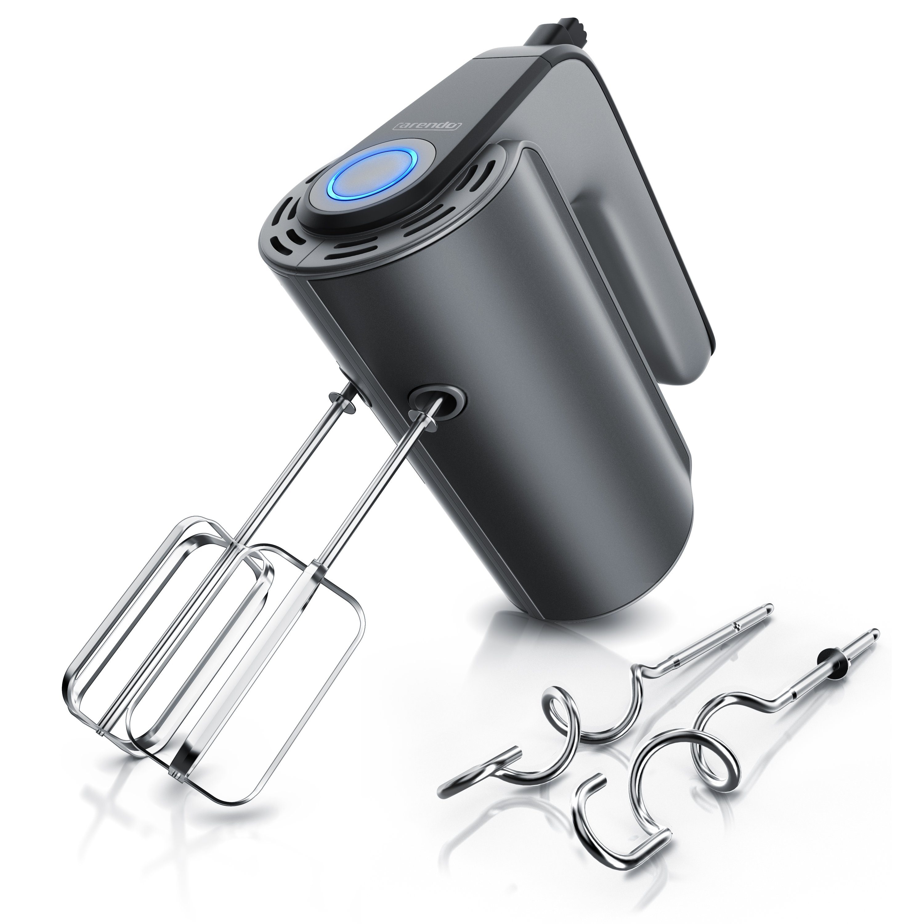 Handmixer Elektrischer Rührmixer, Handrührgerät inkl. 2 Quirle & 2 Knethaken