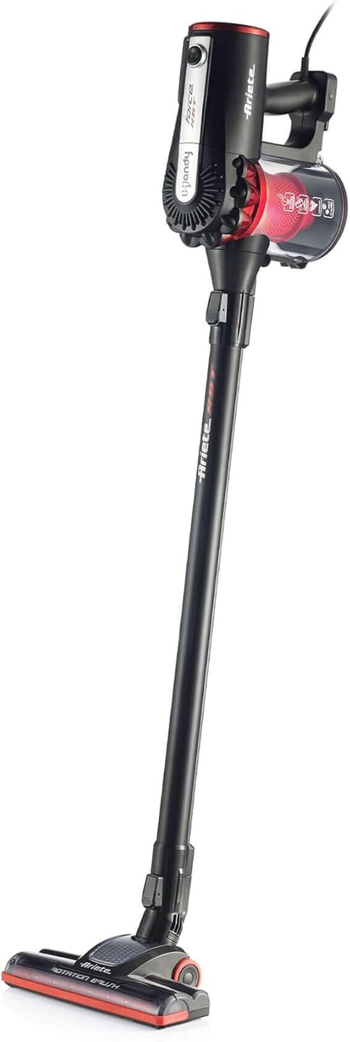 Ariete 2761 Handy Force - Electric Broom with Wire - Vacuum Cleaner - Bagless Cyclonic Technology - Telescopic Tube - Hepa Filter