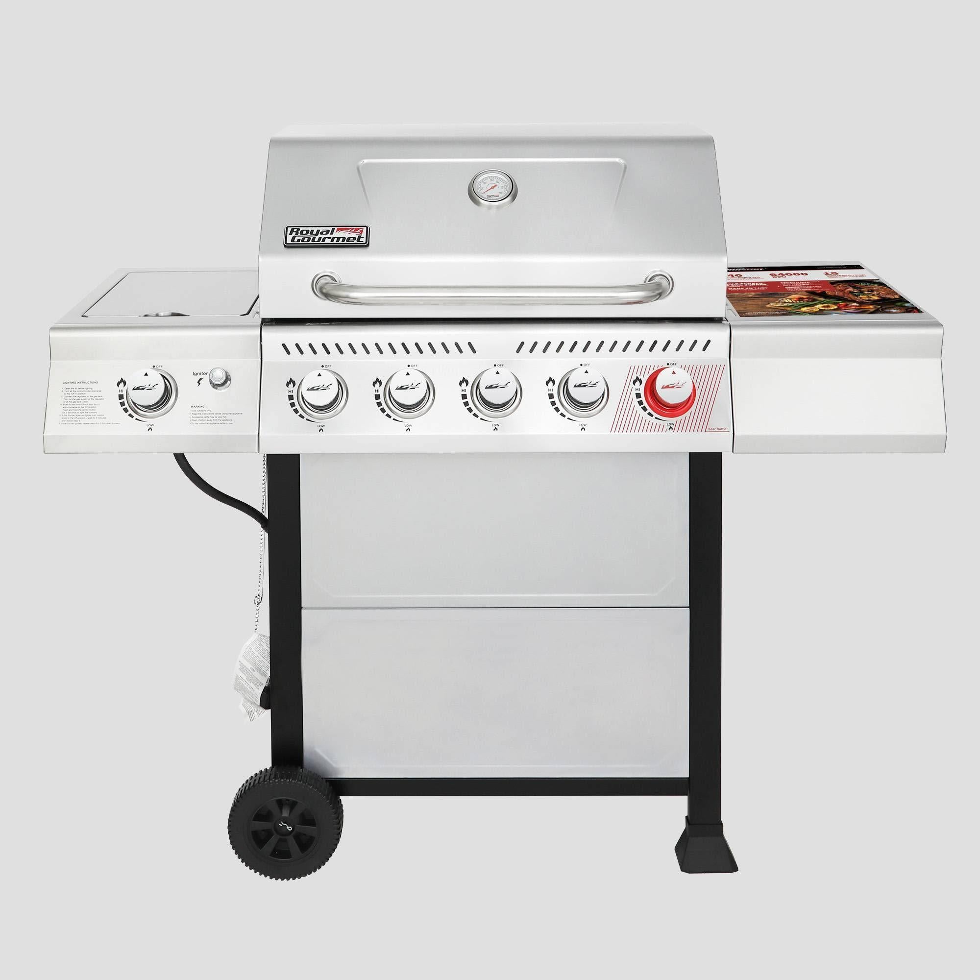 5 Burner GAS Grill with Side Burner GA5401T