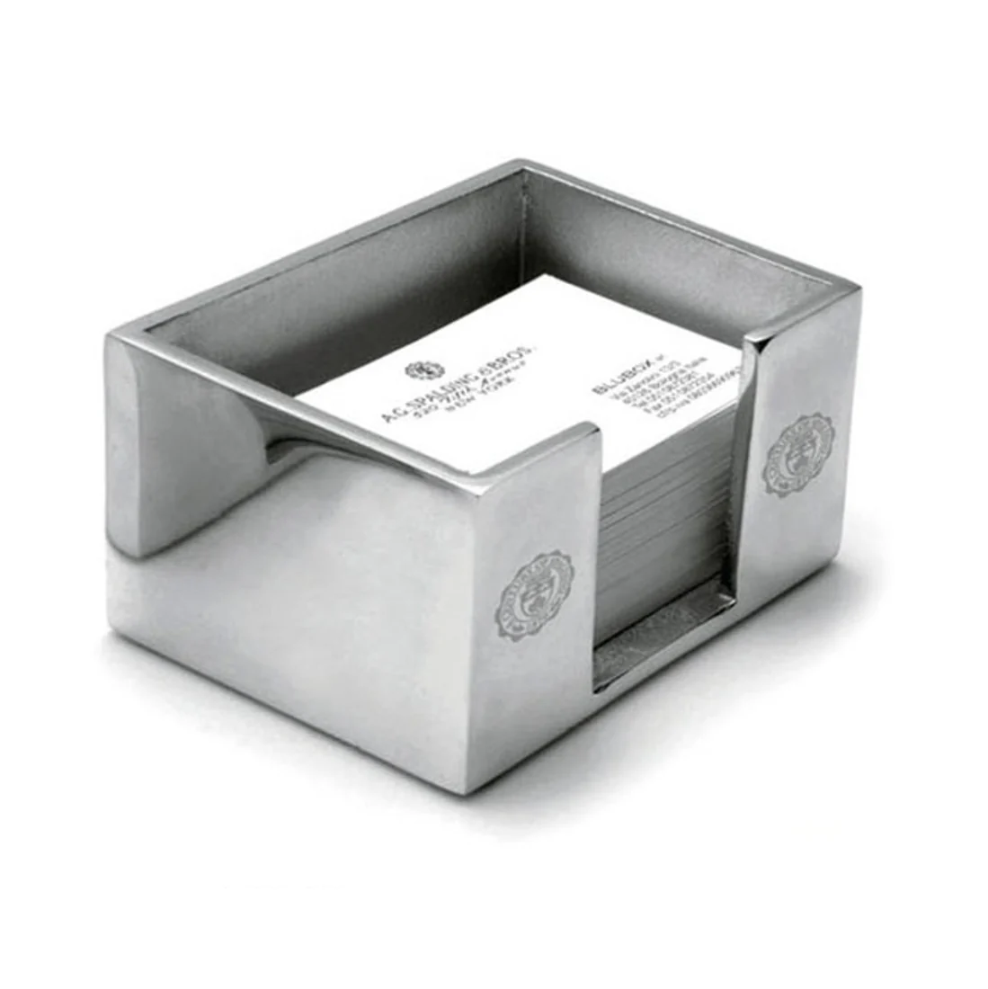 Porta biglietti da visita Spalding & Bros in fusione d'alluminio 862852u828