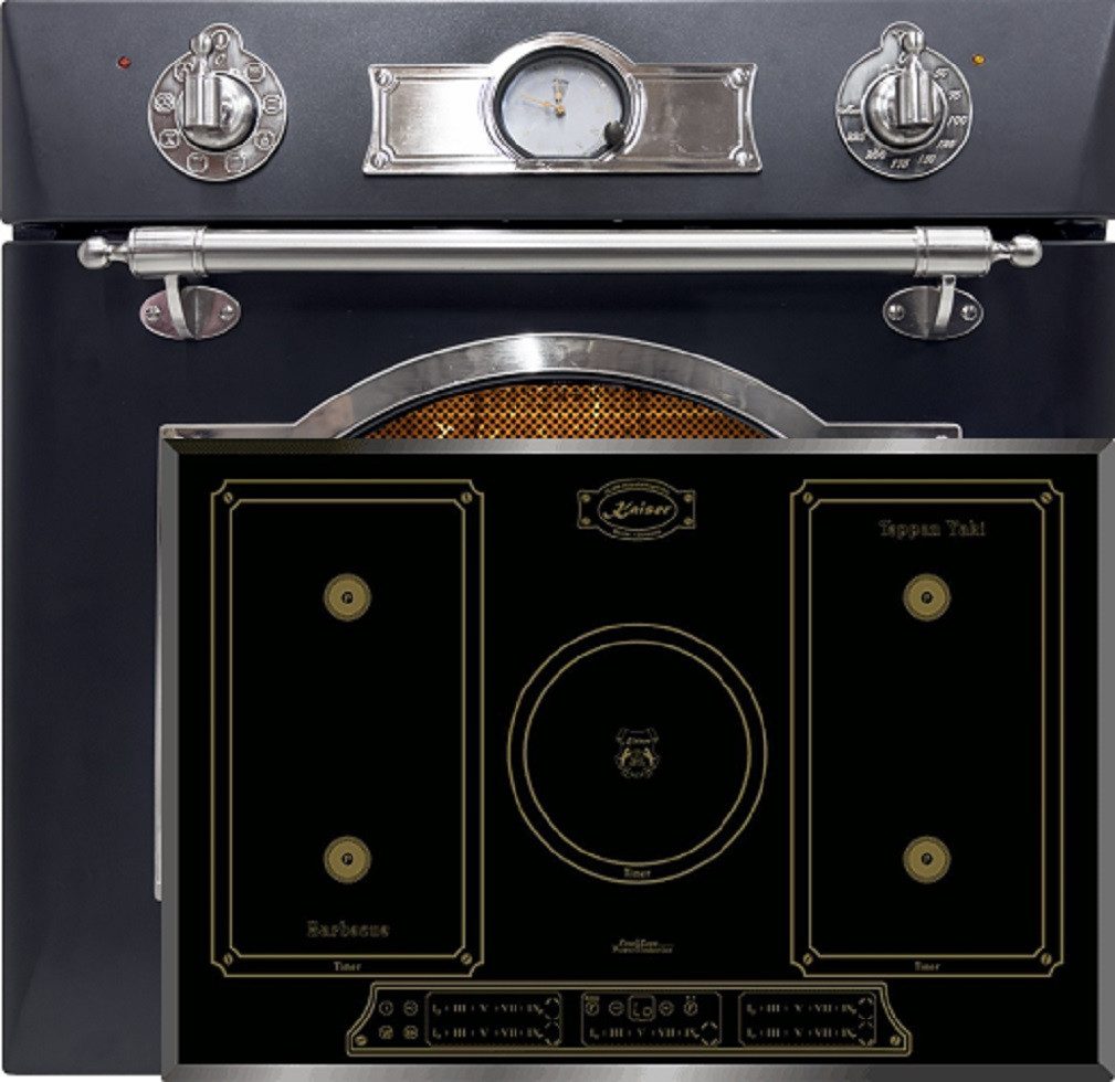 Backofen-Set EH 6355 Em Sil+KCT 7797 FI Em