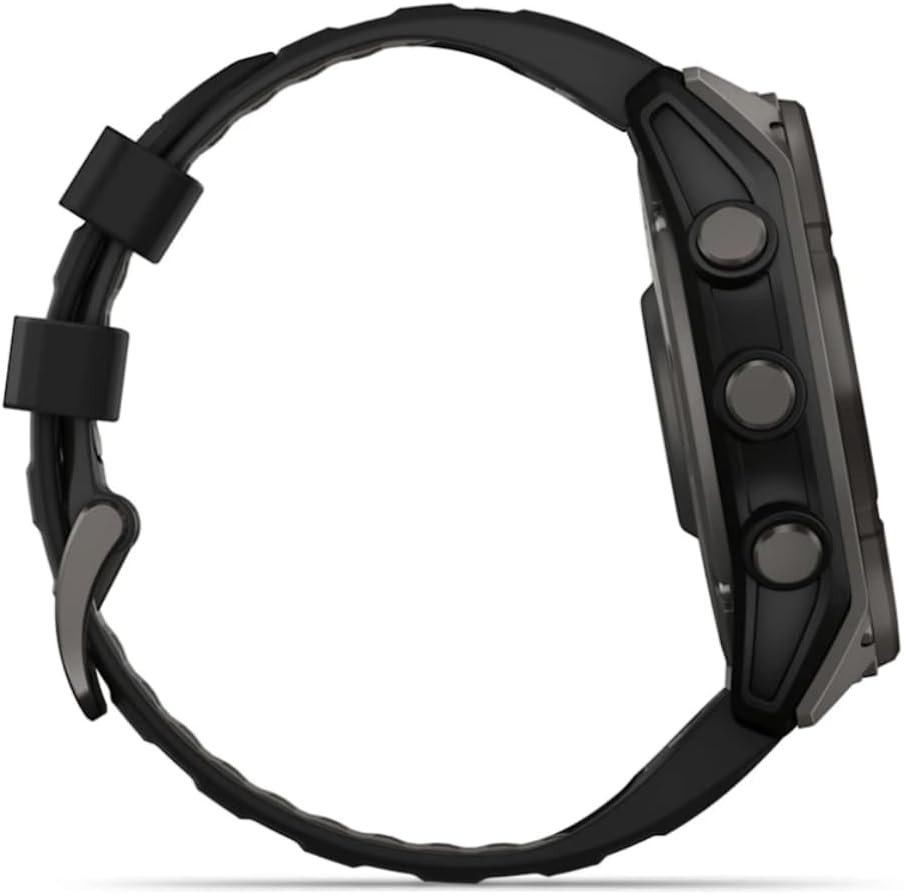 Solar Charging Smartwatch Fenix 8-51 MM | Touchscreen Multiband GPS-Uhr mit bis zu 48 Tagen Akkulaufzeit im Smartwatch-Modus | Eingebaute LED-Taschenlampe, Lautsprecher und Mikrofon