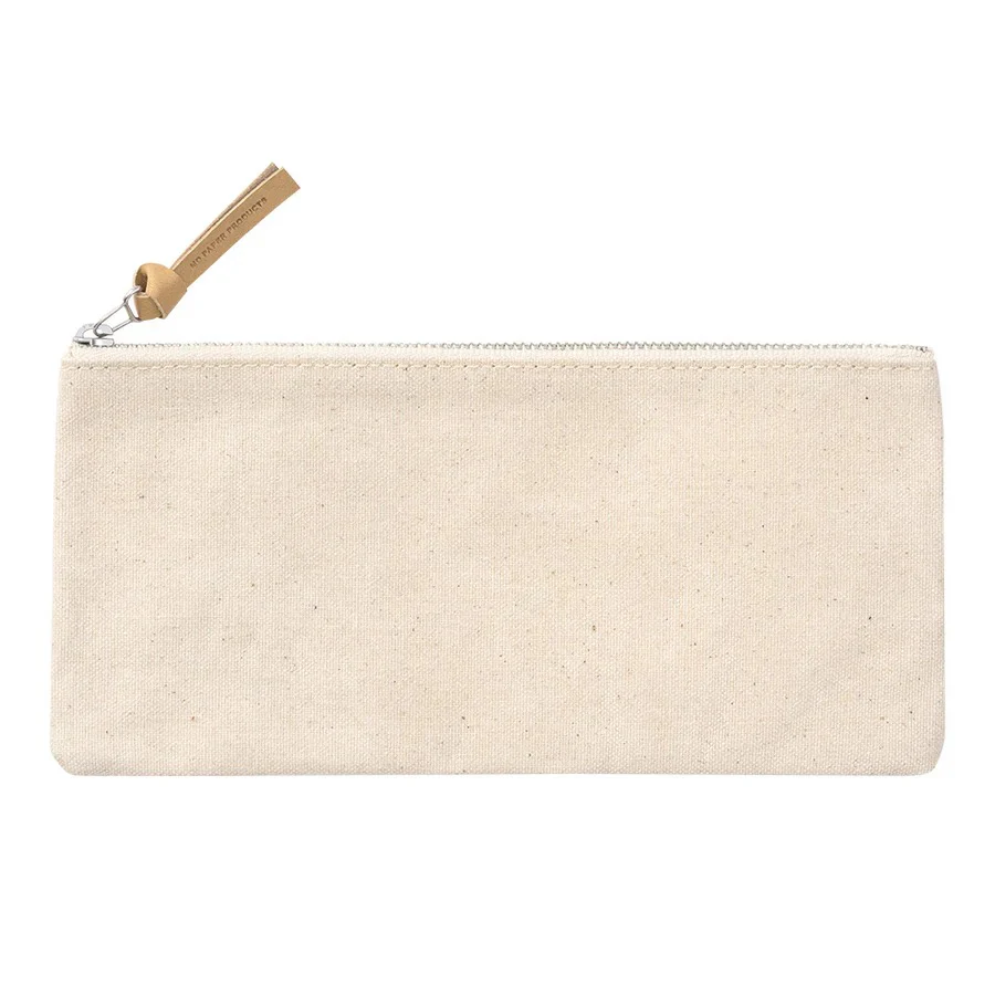 MD Pencase Kurashiki Canvas with Gusset �C Minimalist Japanese Pen Case