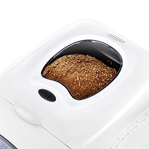 Macchina per il pane Princess White, Completamente automatica, 15 cotture preimpostate, Timer, Mantenimento in caldo, Grande capienza 0,9kg, 600 Watt, Bianca, Ottima per pane e dolci : Amazon.it: Casa e cucina