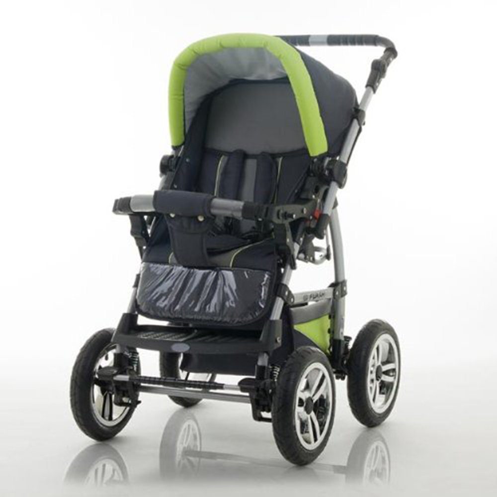 Kombi-Kinderwagen Flash 2 in 1 inkl. Sportsitz und umfangreichem Zubehör in 18 Farben