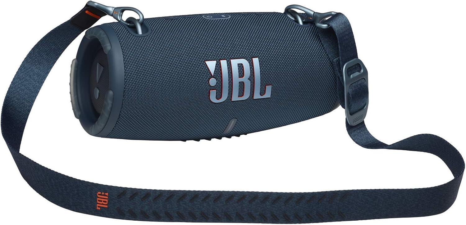 JBL Xtreme 3 Draagbare Bluetooth Speaker - Zwart �C Waterbestendige, draagbare stereo Bluetooth speaker met ingebouwde powerbank �C Tot wel 15 uur luisterplezier op ����n acculading