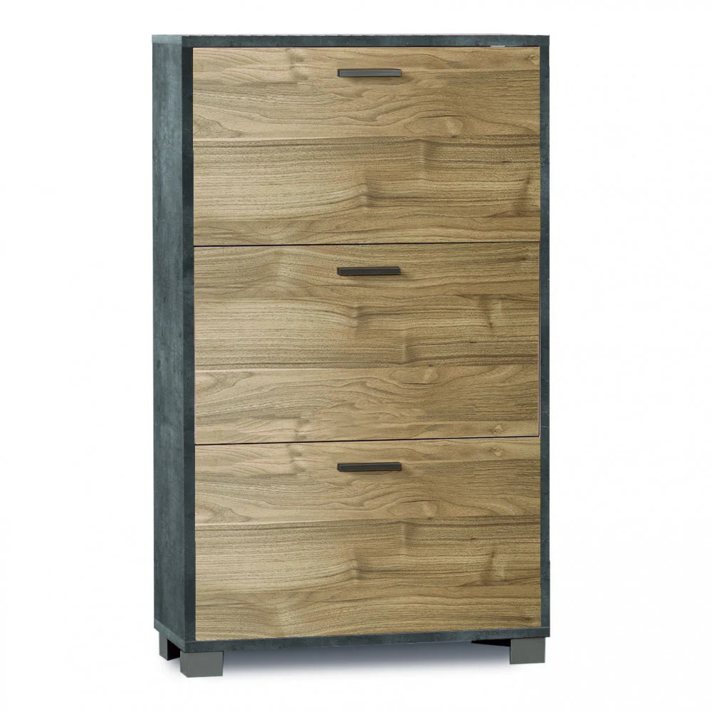 Scarpiera con ante per interno, elegante, resistente con montaggio facile 70 x 29 cm