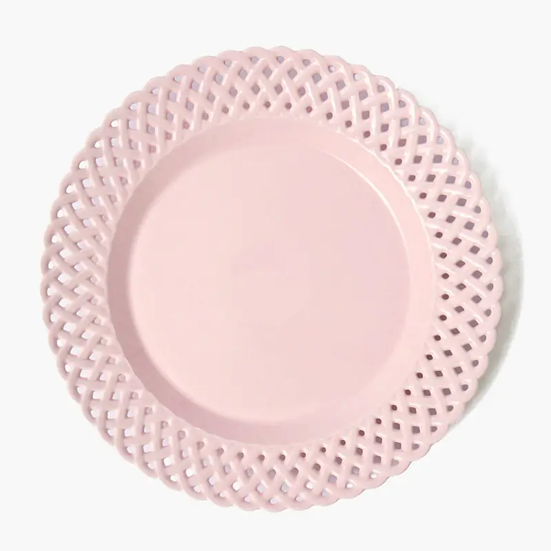 Basketweave Dinner Plate