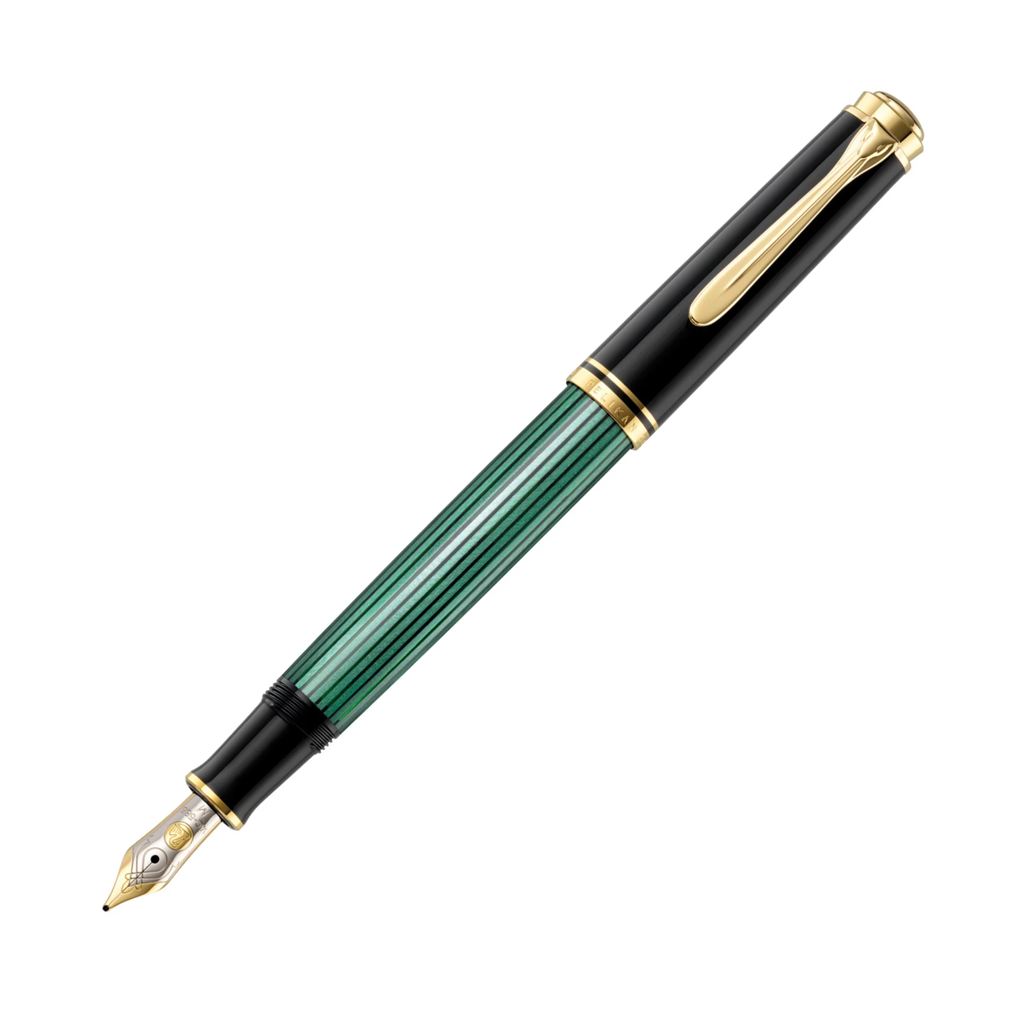 Pelikan Souveran M400 Fountain Pen - Black/Green