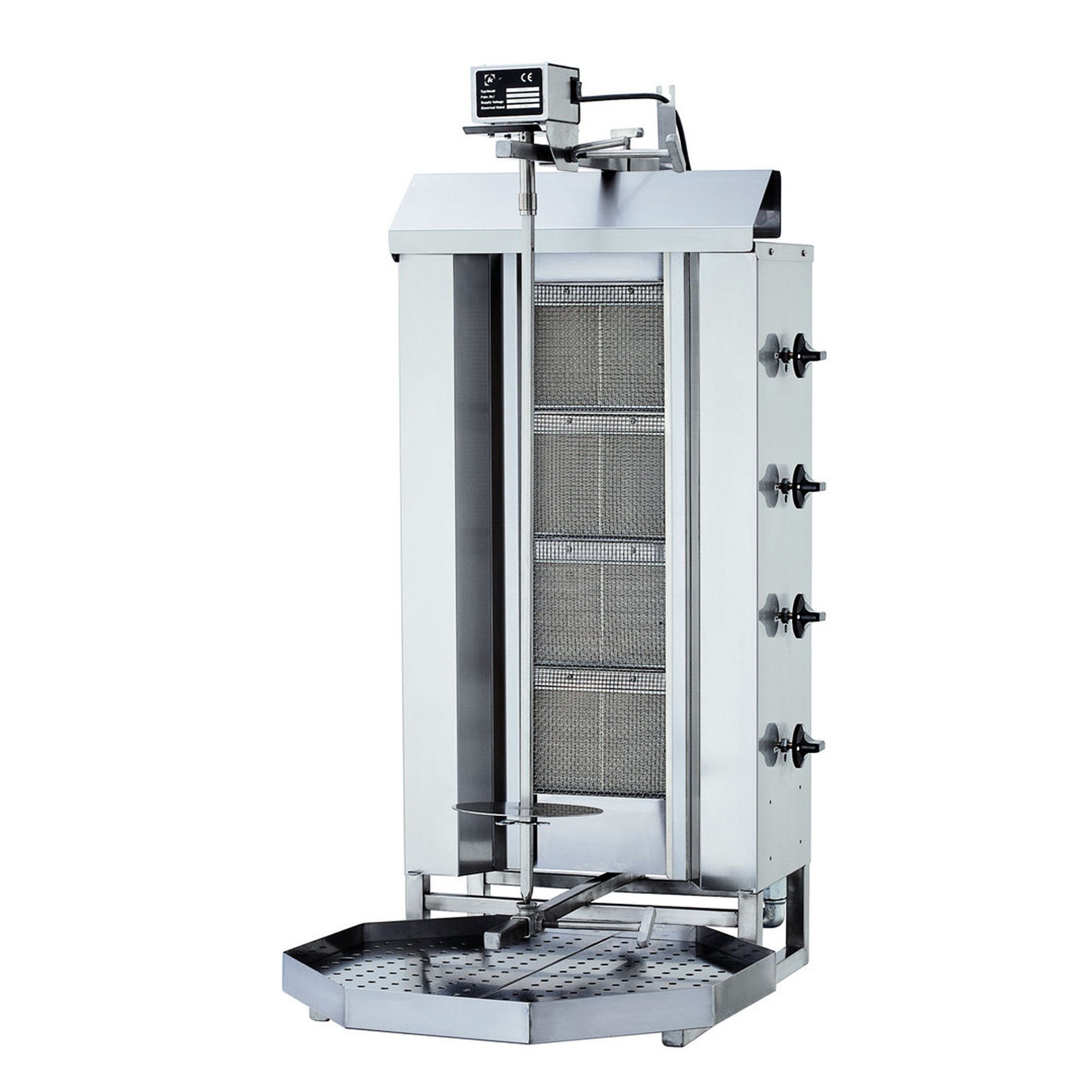 Dönergrill Dönergrill / Gyrosgrill 4 Brenner Motor oben