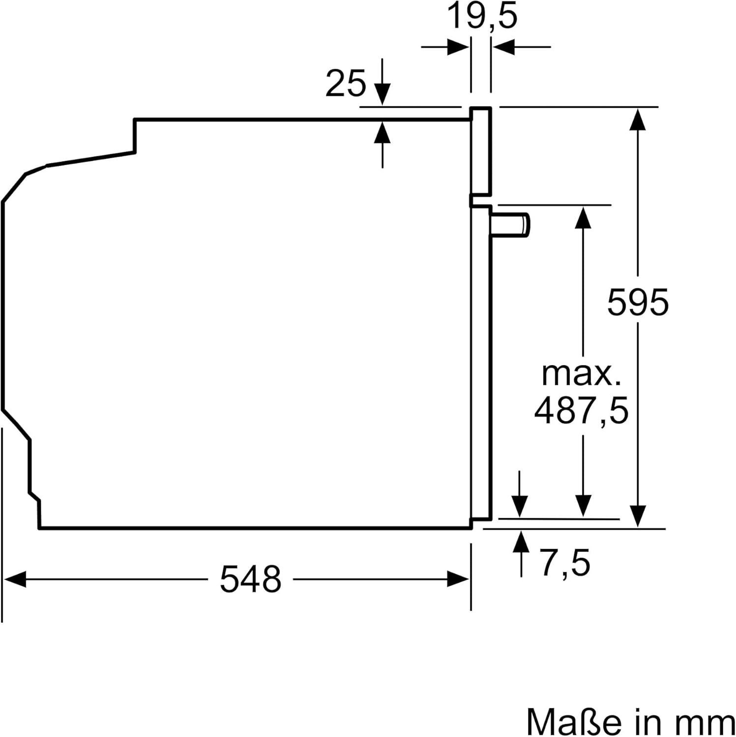 Siemens EQ522IA00 iQ500 Herd-Glaskeramik-Kochfeld-Kombination herdgesteuert, 59,4 cm breit, granit Glanz-Emaille - einfache Reinigung, cookControl10 - Automatikprogramme