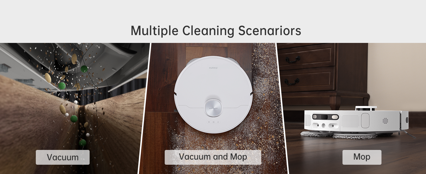 Multiple Cleaning Scenariors