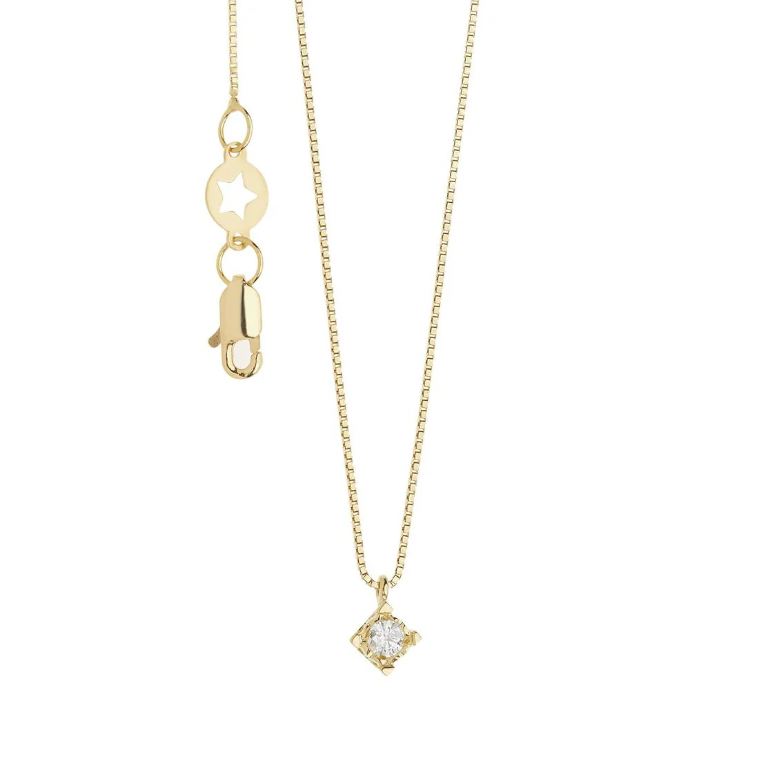 Collana Gioielli Comete brillante ct 0,07 punto luce - GLB 1537 G