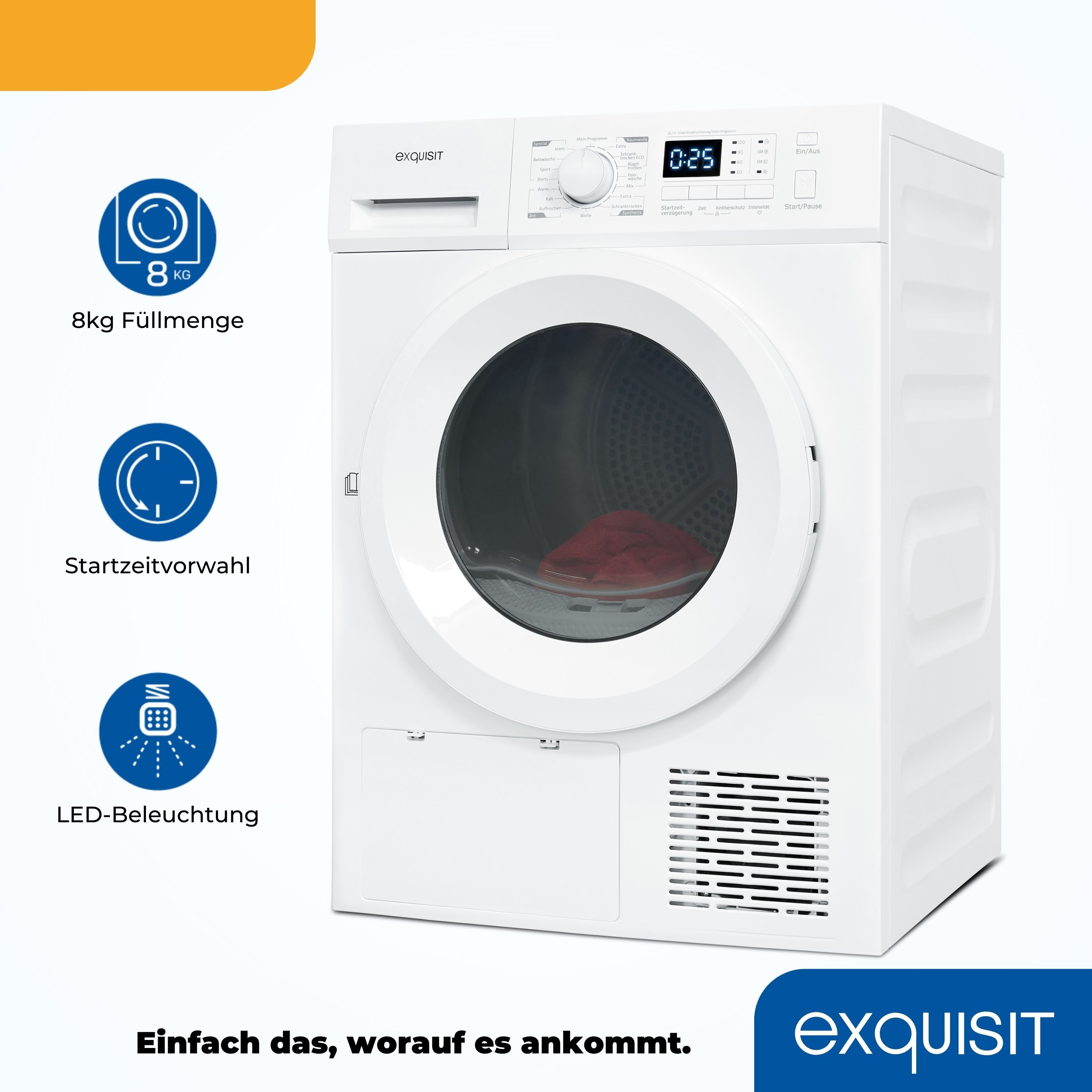 Wärmepumpentrockner TWP1001-030D weiss