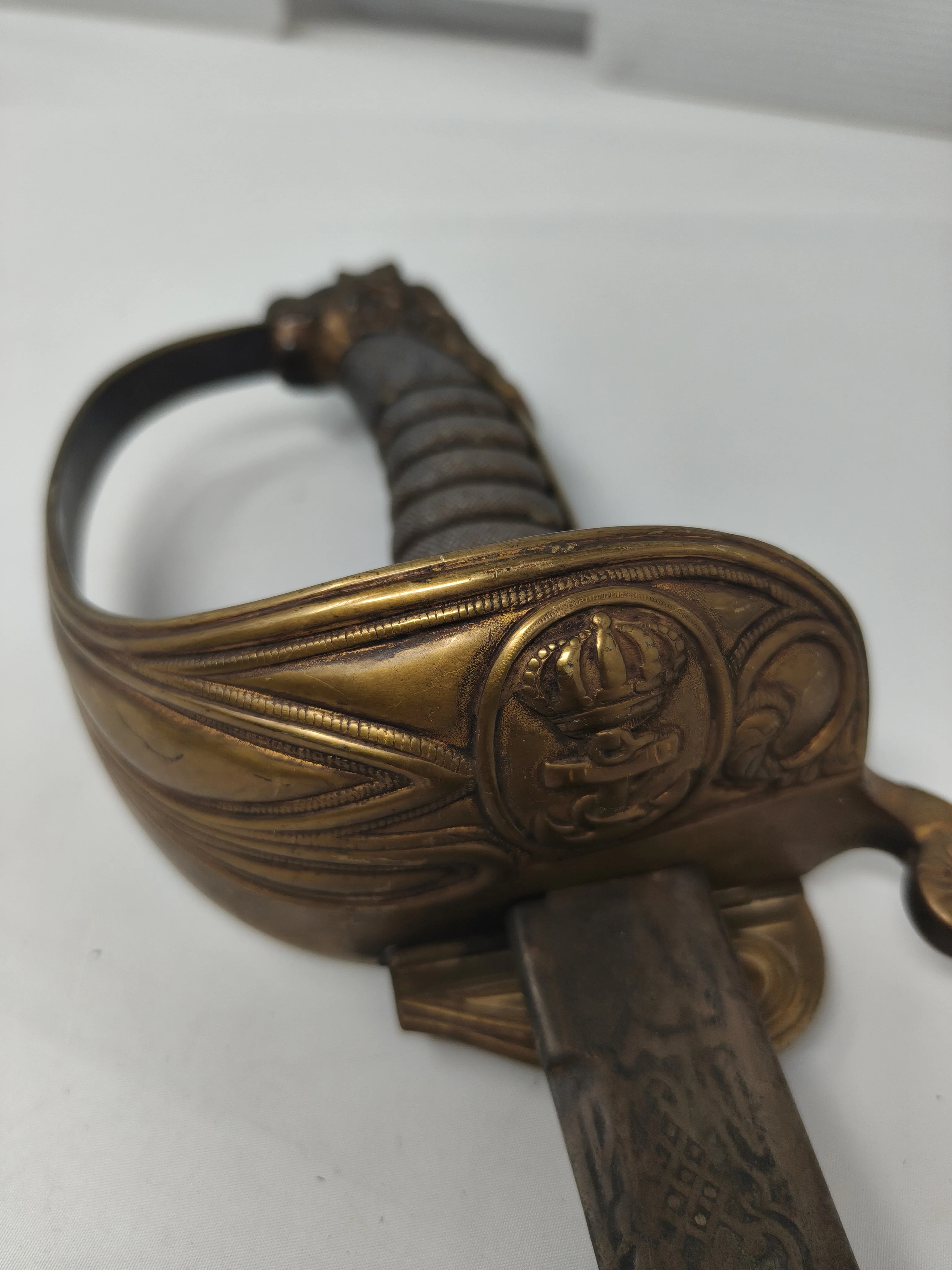 Spanish Marine Saber. Colonial period 1874.