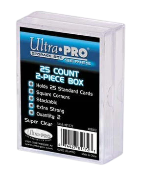ULTRA PRO Card Storage Box - 2 Piece 25ct 2 Pack