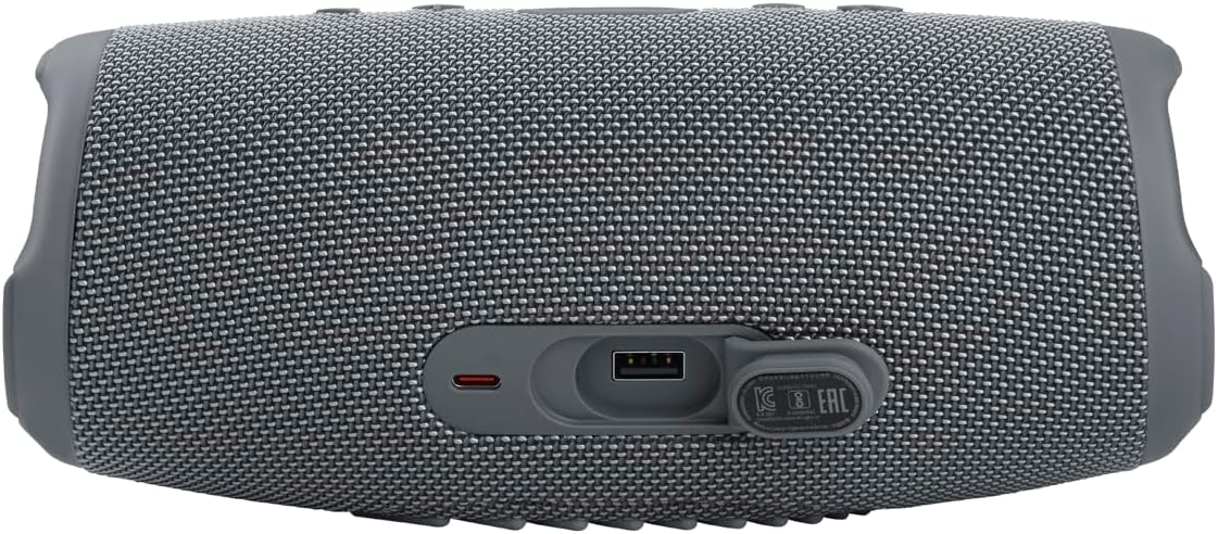 JBL Charge 5 Bluetooth-Lautsprecher in Schwarz �C Wasserfeste, portable Boombox mit integrierter Powerbank �C Eine Akku-Ladung f��r bis zu 20 Stunden kabellosen Musikgenuss