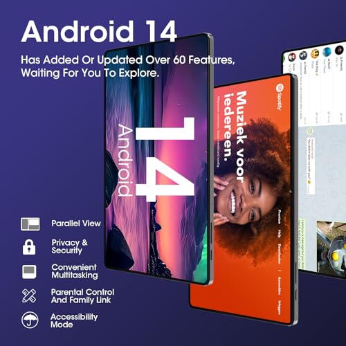 CWOWDEFU Tablet 11 pollici Android 14,FHD  Incell Display 12GB 128GB (1TB TF) Octa Core,Gaming,7000mAh/1920x1200 WiFi 6 PC Android Tablet Dual Camera Widevine L1 2024 Tablet Gary : Giochi e giocattoli