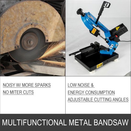 Metallbandsäge Metallbandsäge 1000W zum Schneiden von Holz Metall Glasfaser Kunststoff