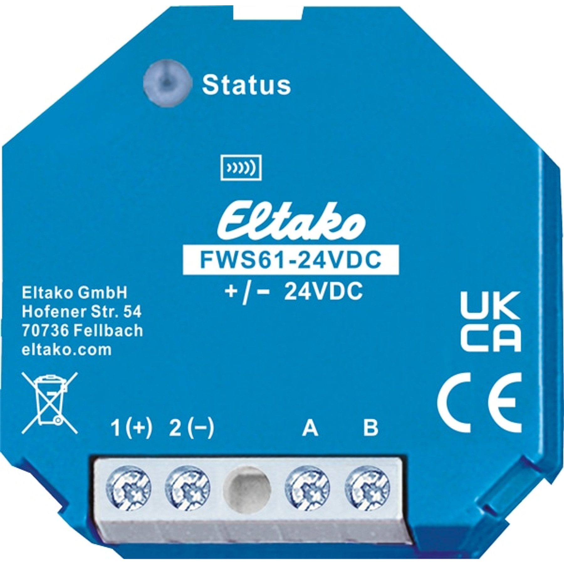 Funkwetterstation ELTAKO Funk-Wetterdaten-Sendemodul FWS61, 24V DC