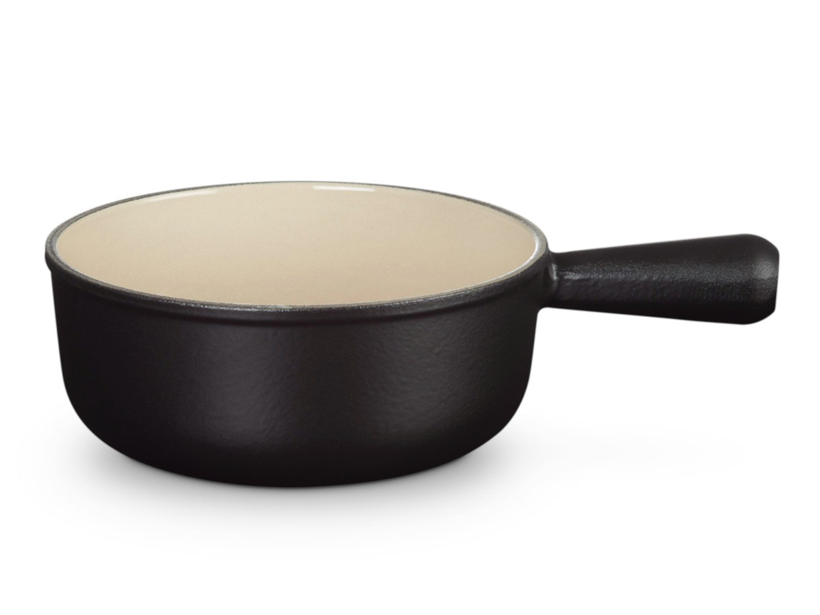 Fondue Caquelon Tradition schwarz matt 20cm