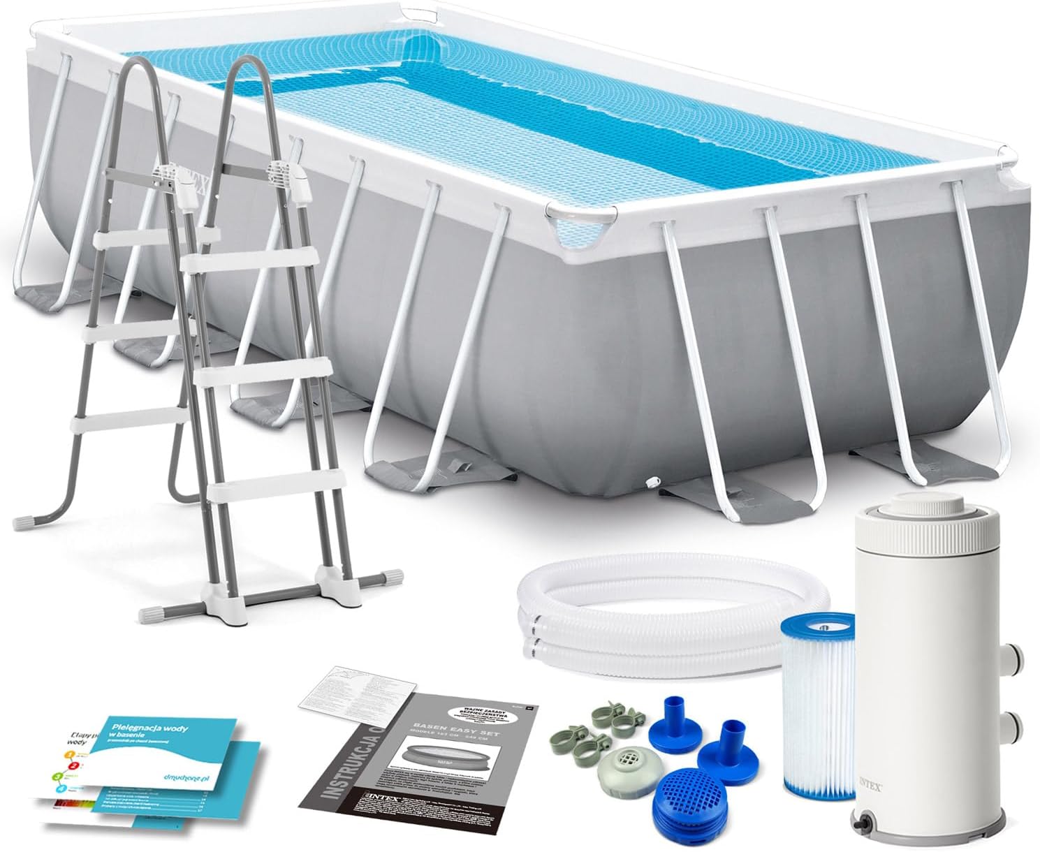 4M X 2M X 1M Prism Frame Rectangular Pool Set