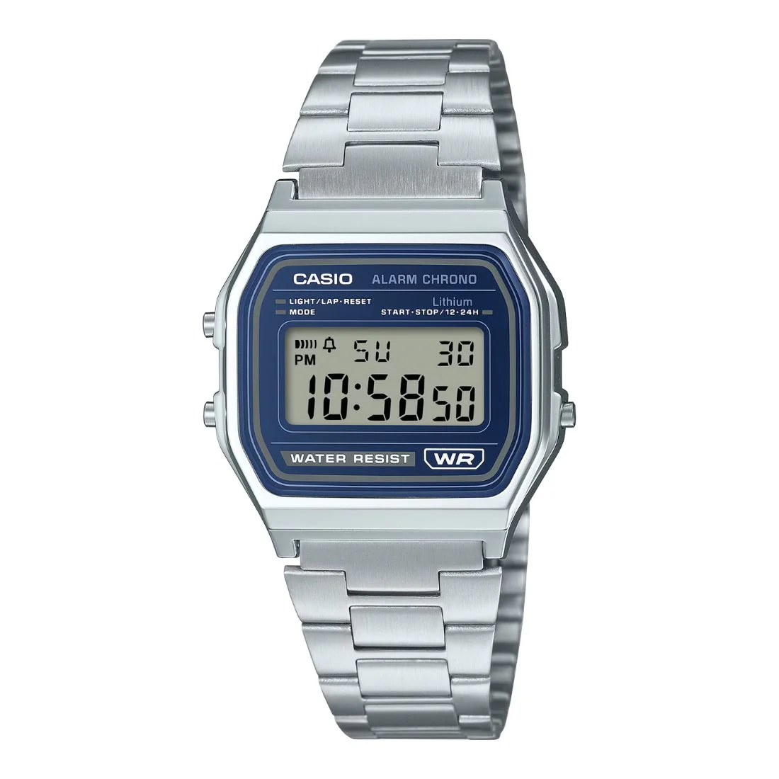 Casio vintage A158WEA-2EF Classico quadrante blu