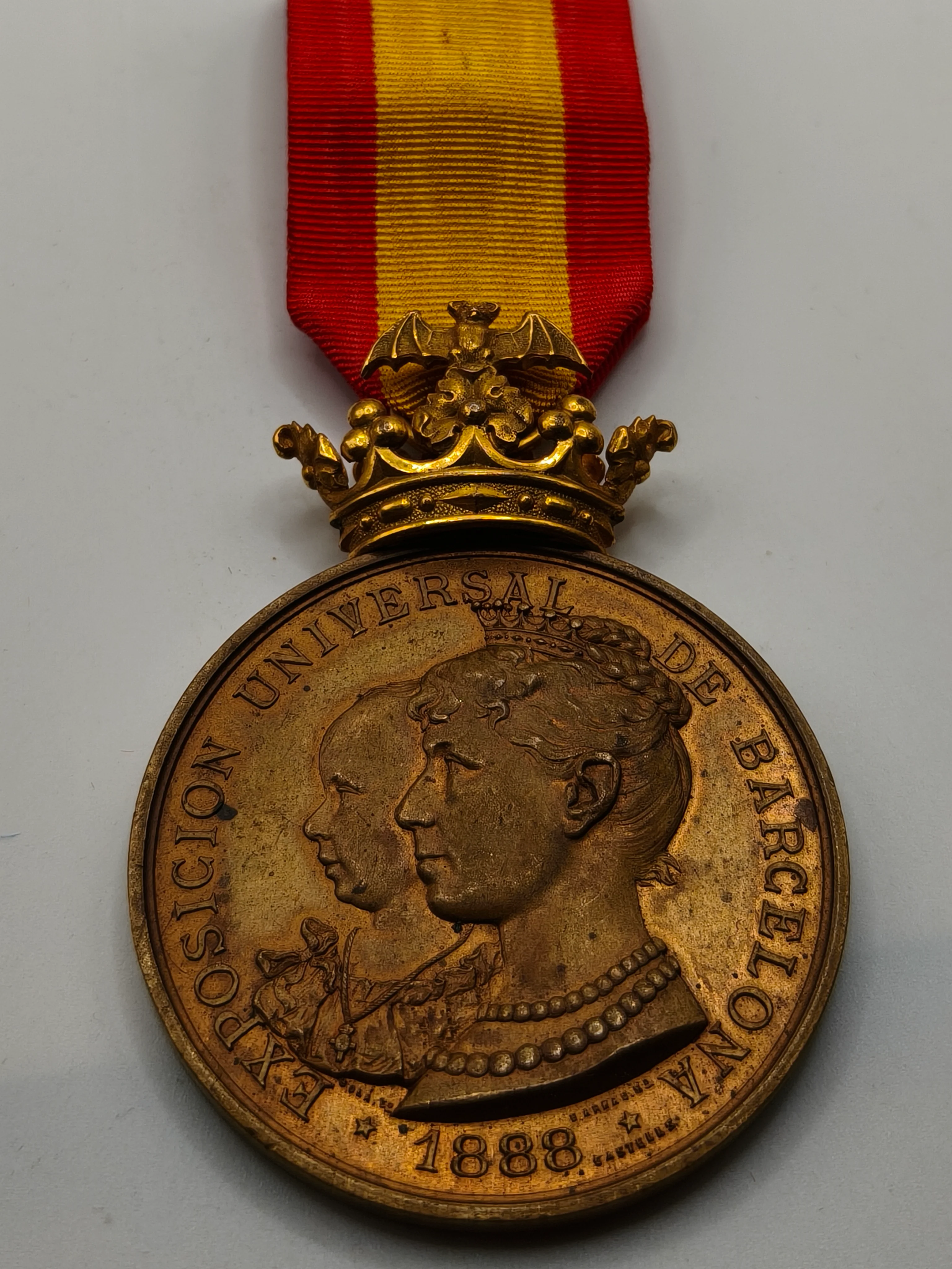 Medalla exposici��n internacional de Barcelona