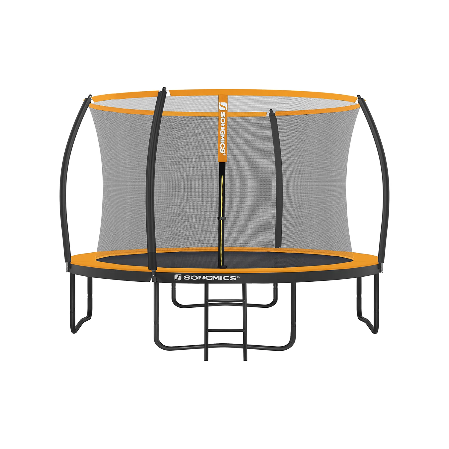 Trampolino da giardino rotondo con rete di sicurezza