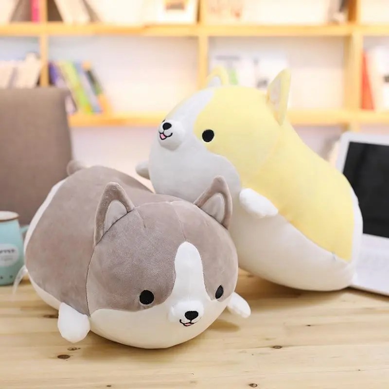 BarniePlushTM Corgi Plush Toy – Soft Cotton, 3 Colors & Sizes, Perfect Gift for Dog Lovers
