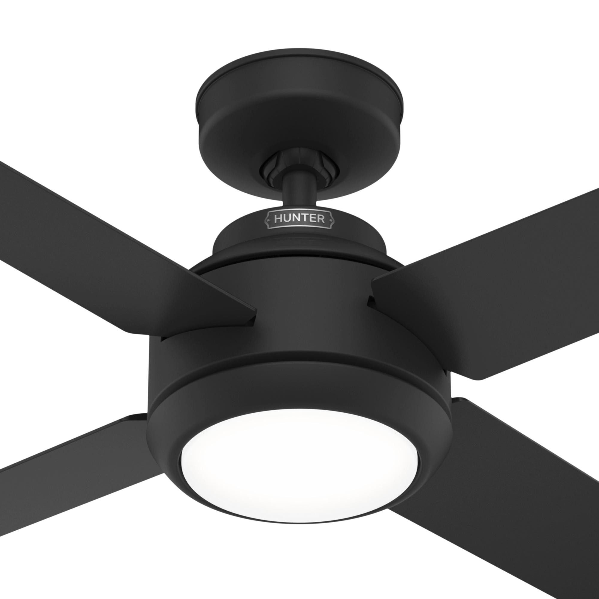 Deckenventilator DC Deckenventilator Greta Schwarz mit LED & Fernbedienung