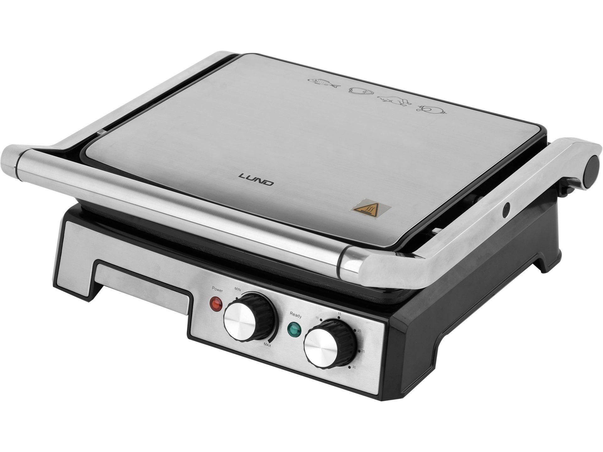 Elektrogrill Gril électrique 2000W, gril de table, 29,5x24 cm