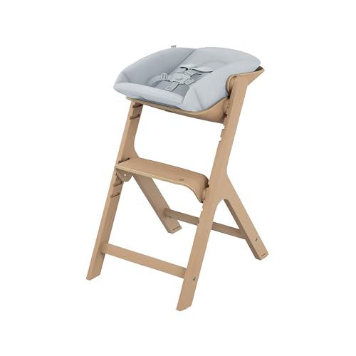 Maxi Cosi Nesta Set Completo Seggiolone Pappa Bimbo 3.5 99 anni   Kit Neonato per un uso dalla nascita, Seggiolone reclinabile e regolabile, Riduttore Imbottito Neonato, 0 99 anni, Beyond Sky Grey : Prima infanzia