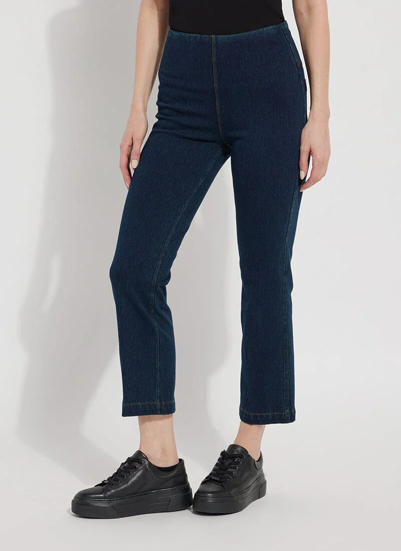 Ankle Baby Bootcut Jeans in Indigo by Lysse
