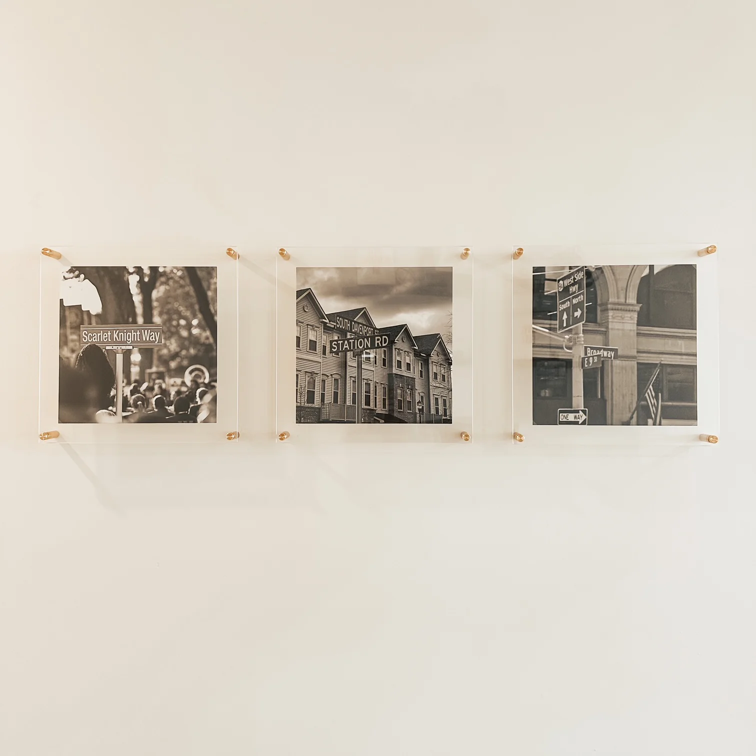Triade Set of 3 Acrylic Float Frames