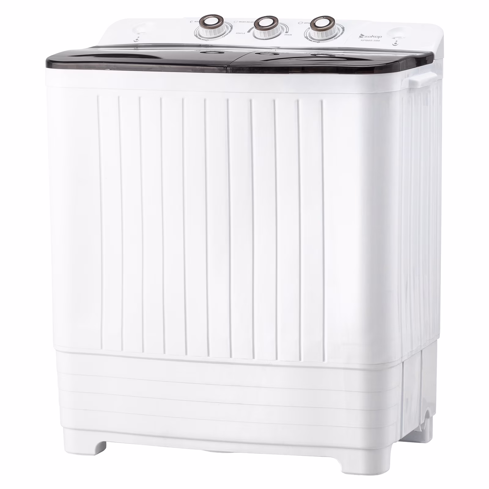 UbesGoo Compact Twin Tub Portable Mini Washing Machine 20lbs Total Washing Machine W/Drain Pump