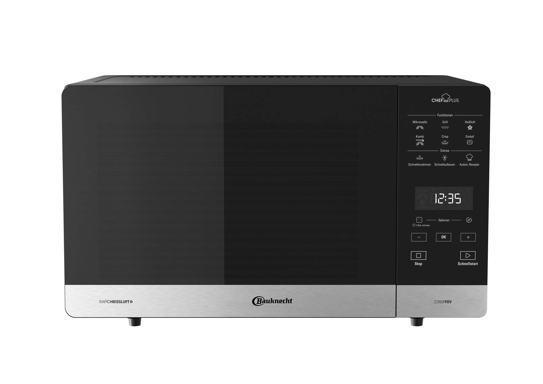 Mikrowelle MW 59 MB mit 25 l Garraum, 800 Watt und 900 Watt Quarz-Grill, freistehend in Schwarz