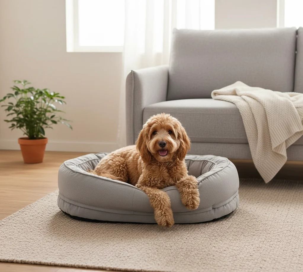 Orthopedic Dog Bed | Removable Washable Cover | Water-Resistant | Medium & Large | 6 Colors