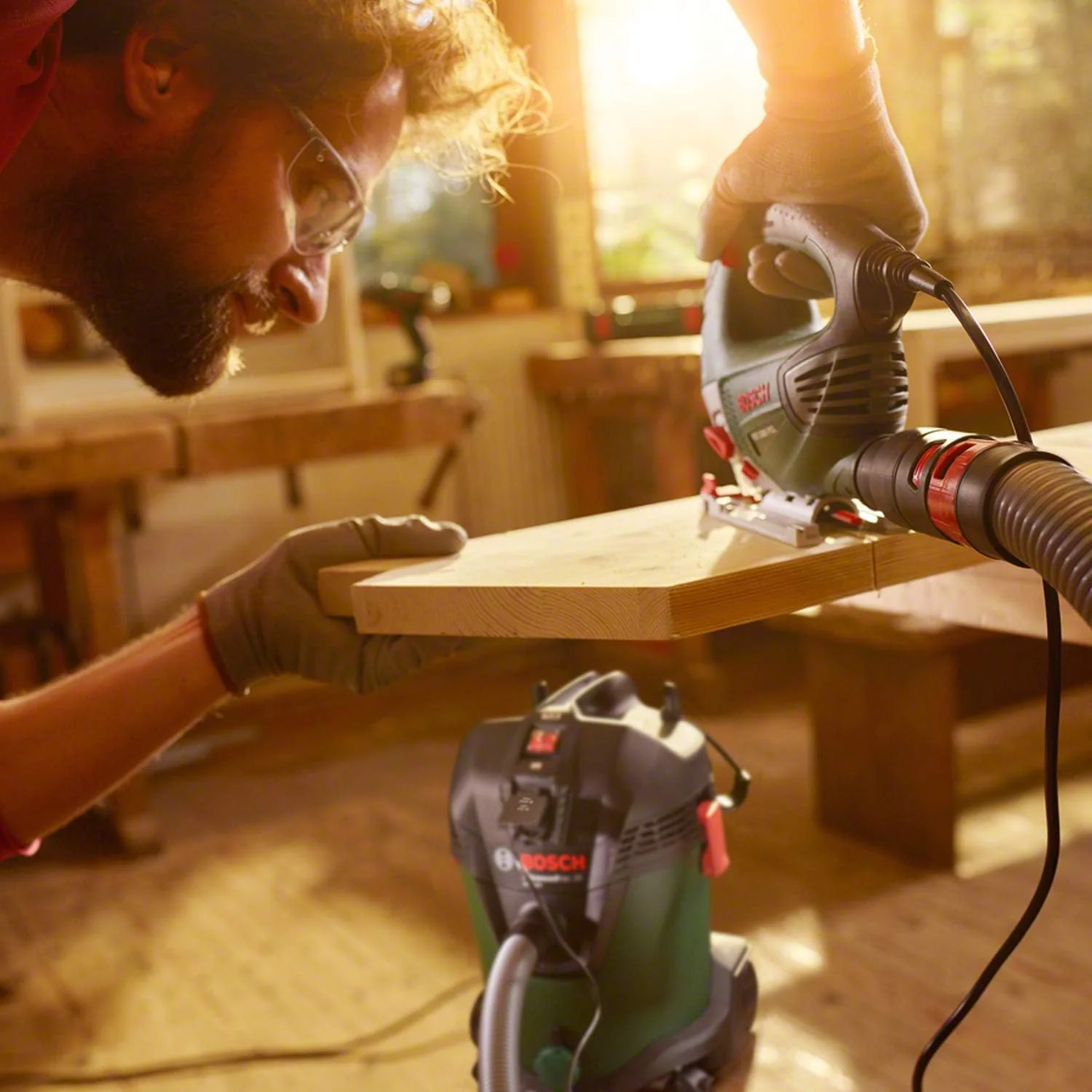 Bosch Nat- en droogzuiger AdvancedVac 20 (1200 watt, 20 liter inhoud, in doos)