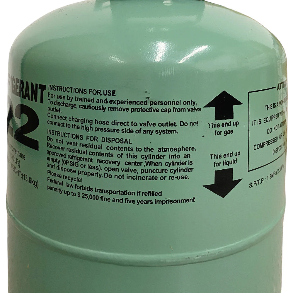 30LB R22 R-22 Freon Refrigerant Gas