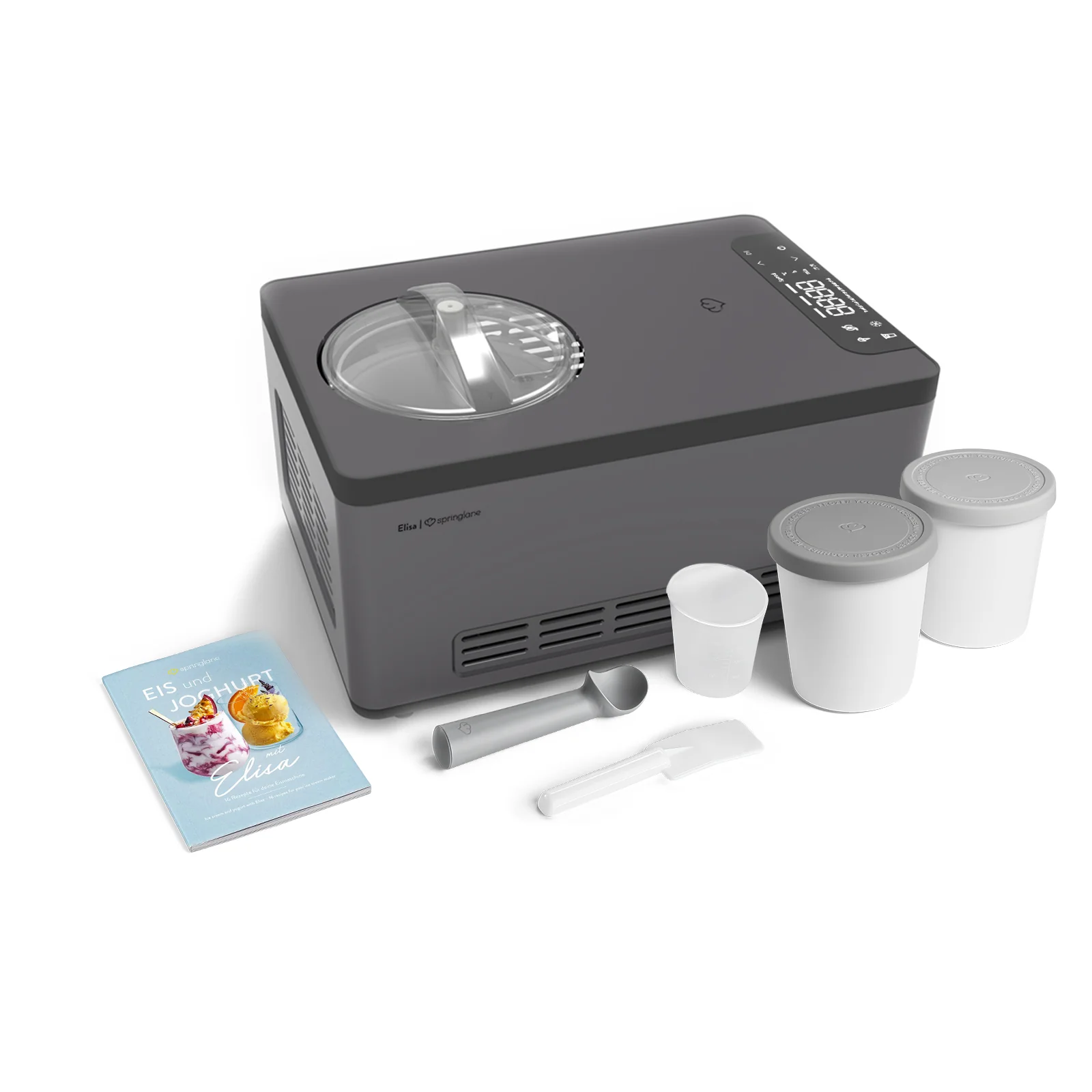 Macchina per il gelato Elisa 2,0 litri - Nero o Argento