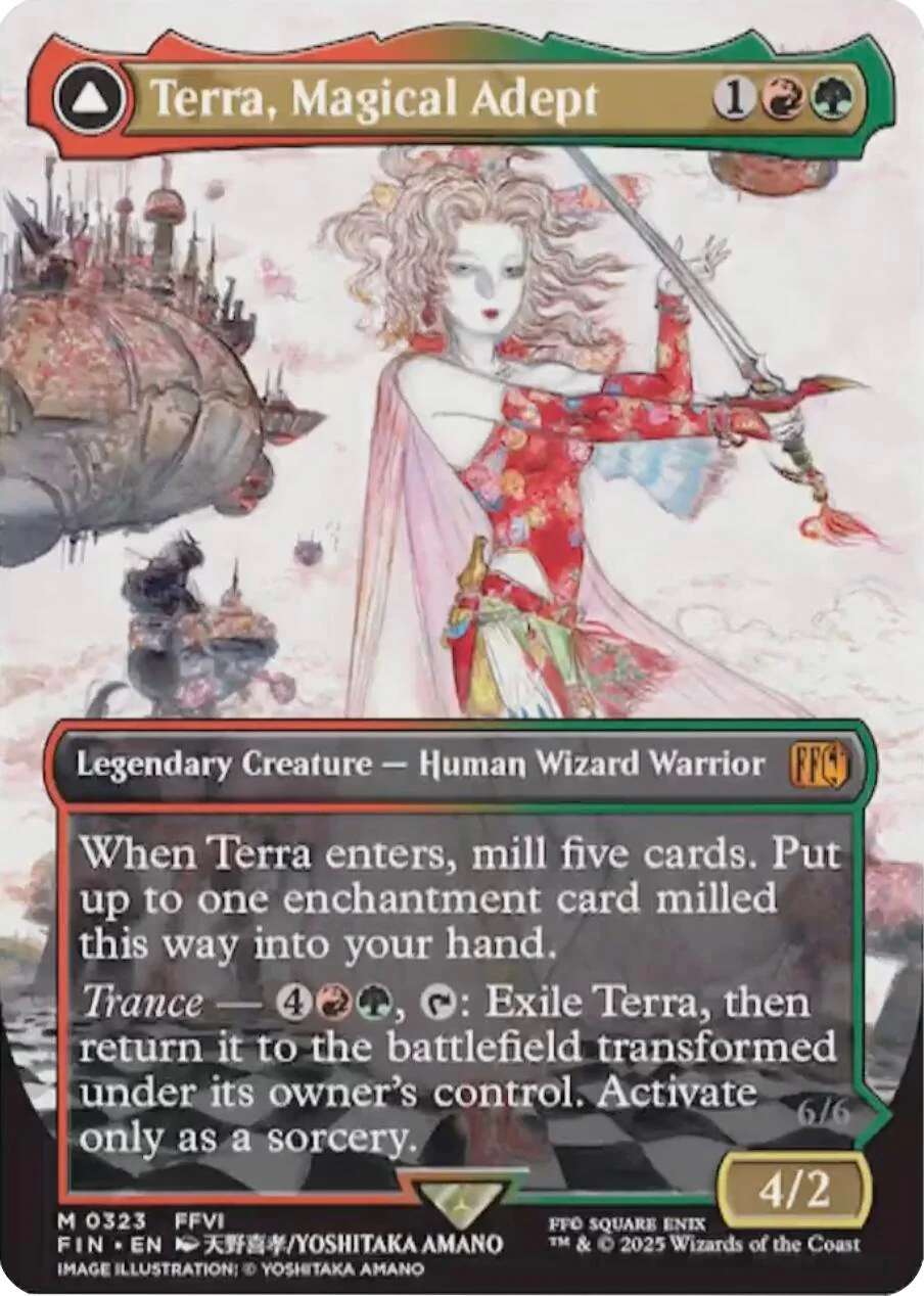 Terra, Magical Adept (Borderless) (323) (FIN)