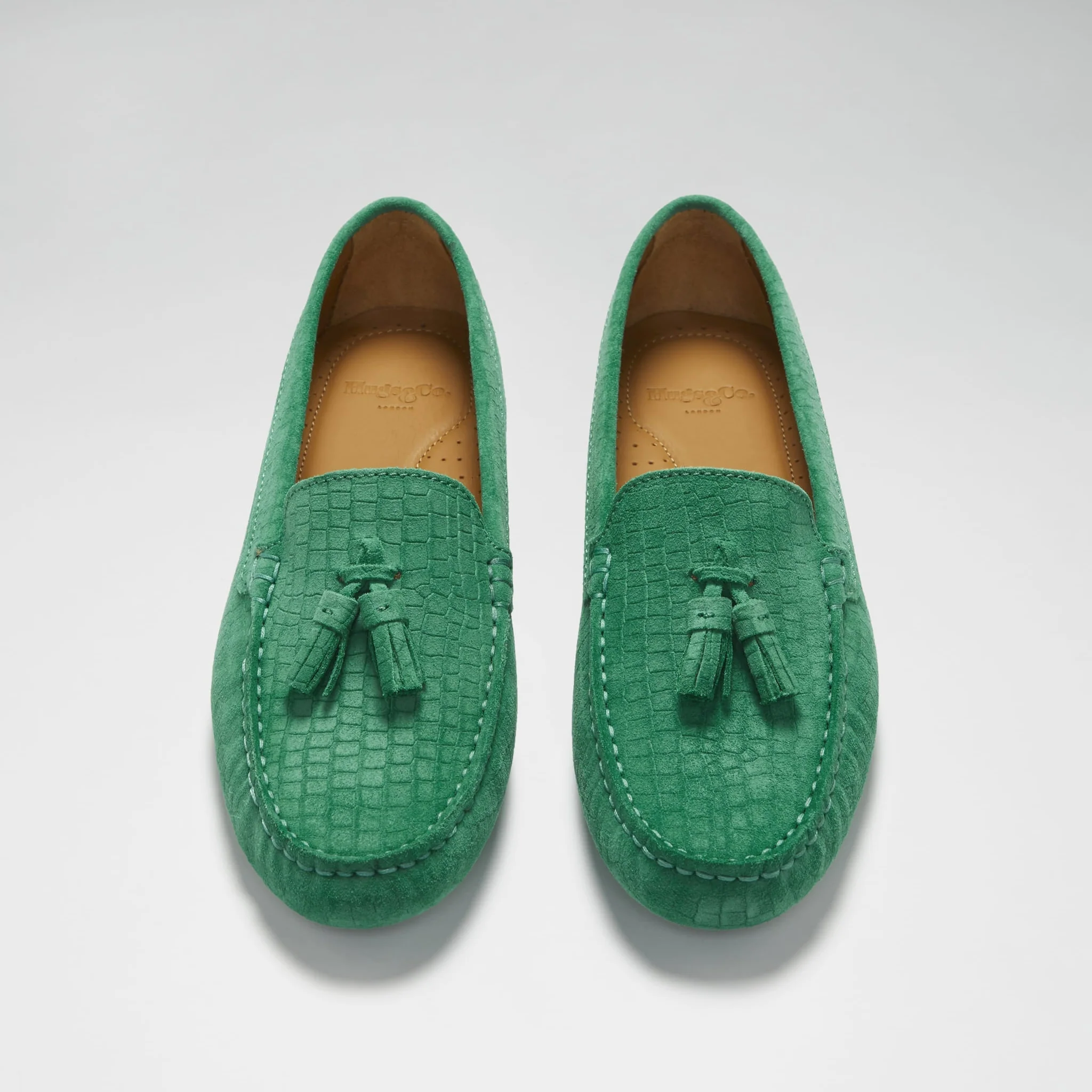 Women��s Emerald Tasselled Loafer Driving Shoes �C Suede Moccasins