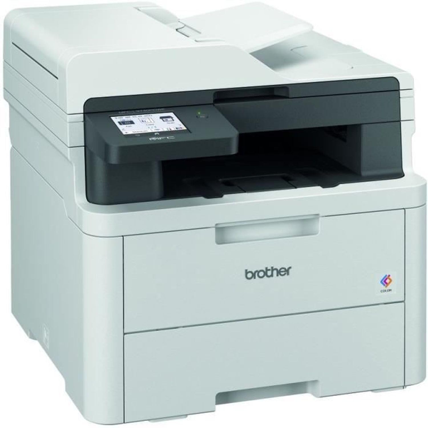 Farb-LED Multifunktionsdrucker MFC-L3740CDWE mit Drucken, Scannen, Kopieren und Faxen, 18 Seiten pro Minute, Duplexdruck und 8,8 cm Touchscreen