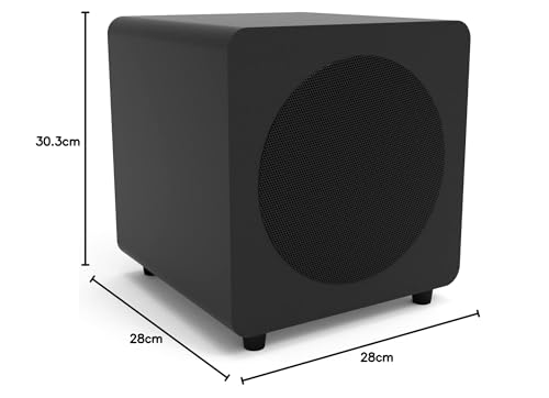Kanto SUB8 Sealed Powered Subwoofer | 300W Peak Power | 8
