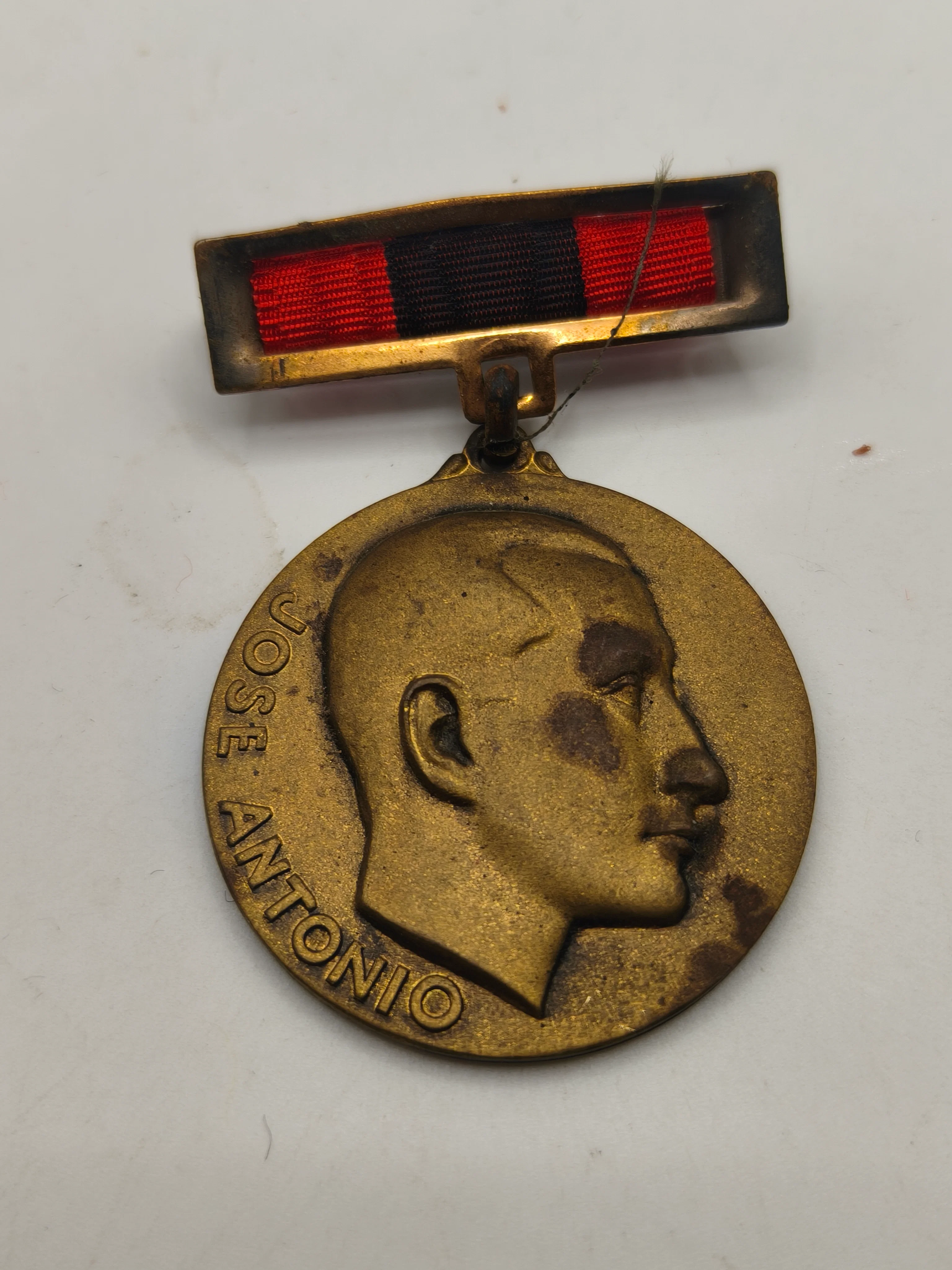 Jose Antonio's medal, commemorative Phalanx. Spain