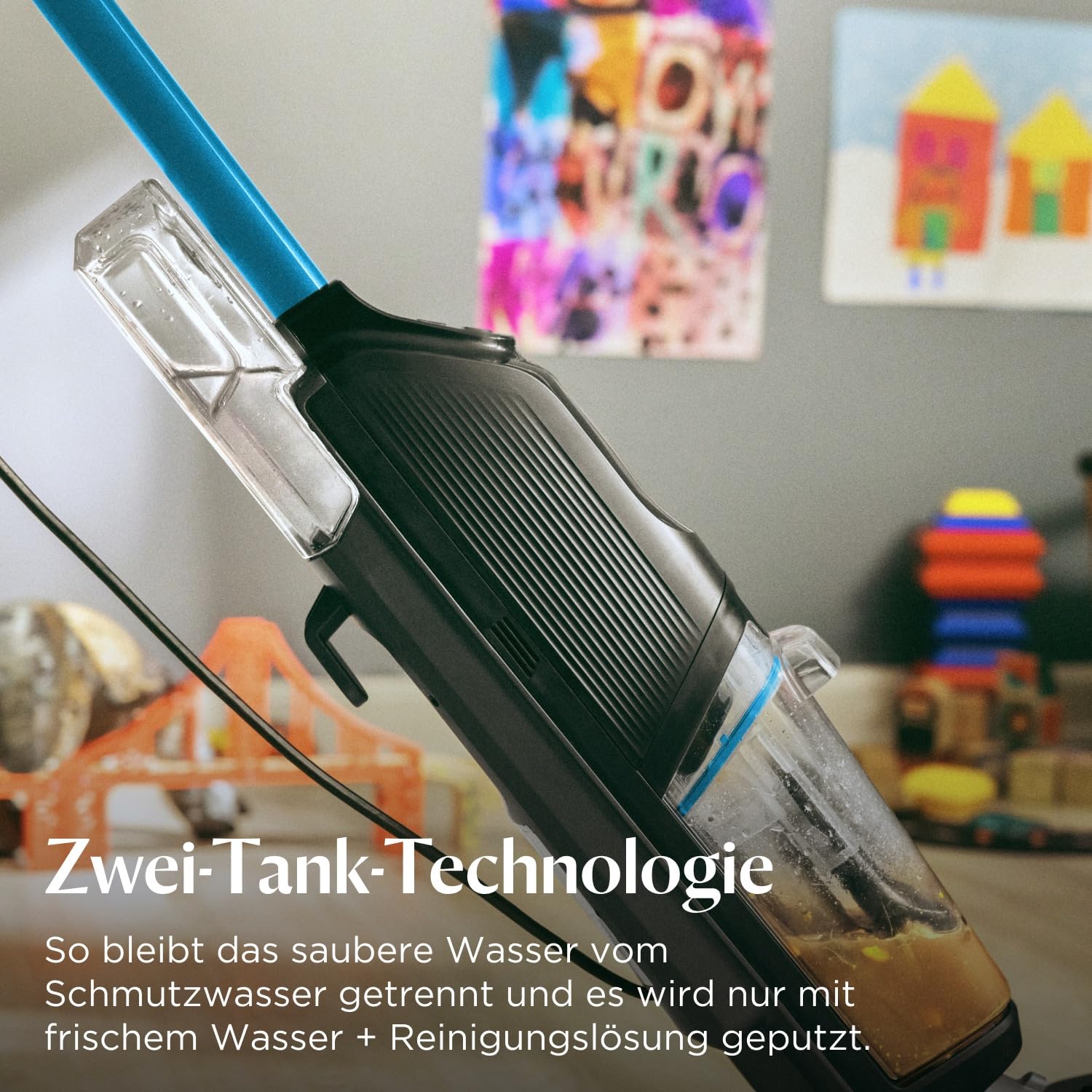 Nass- und Trockensauger CrossWave HF2 mit Kabel für Hartböden, Zwei-Tank-Technologie und Selbstreinigung inkl. Bürstenrolle und Reinigungsstation