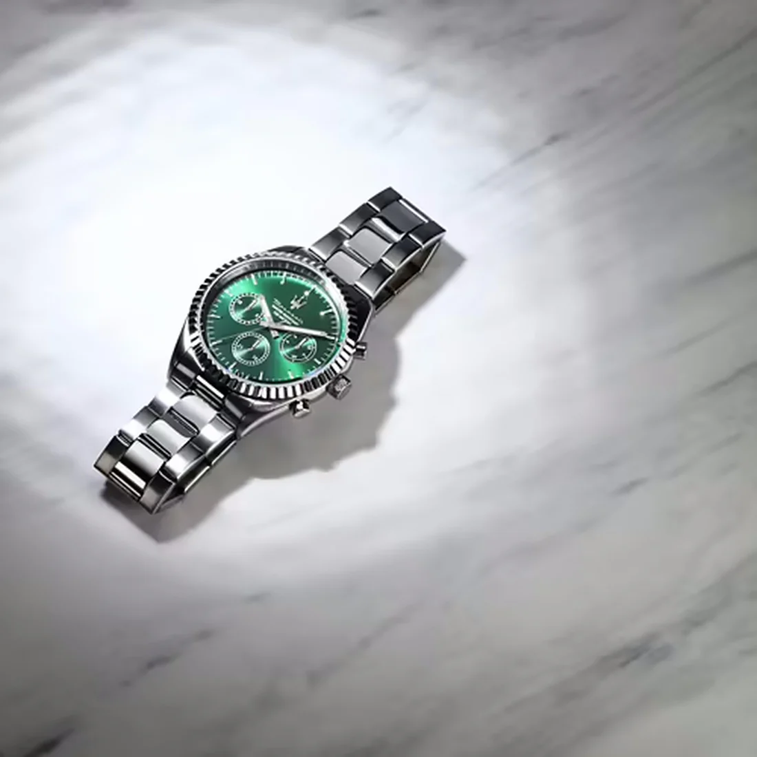 Orologio Maserati Competizione acciaio quadrante verde R8853100044