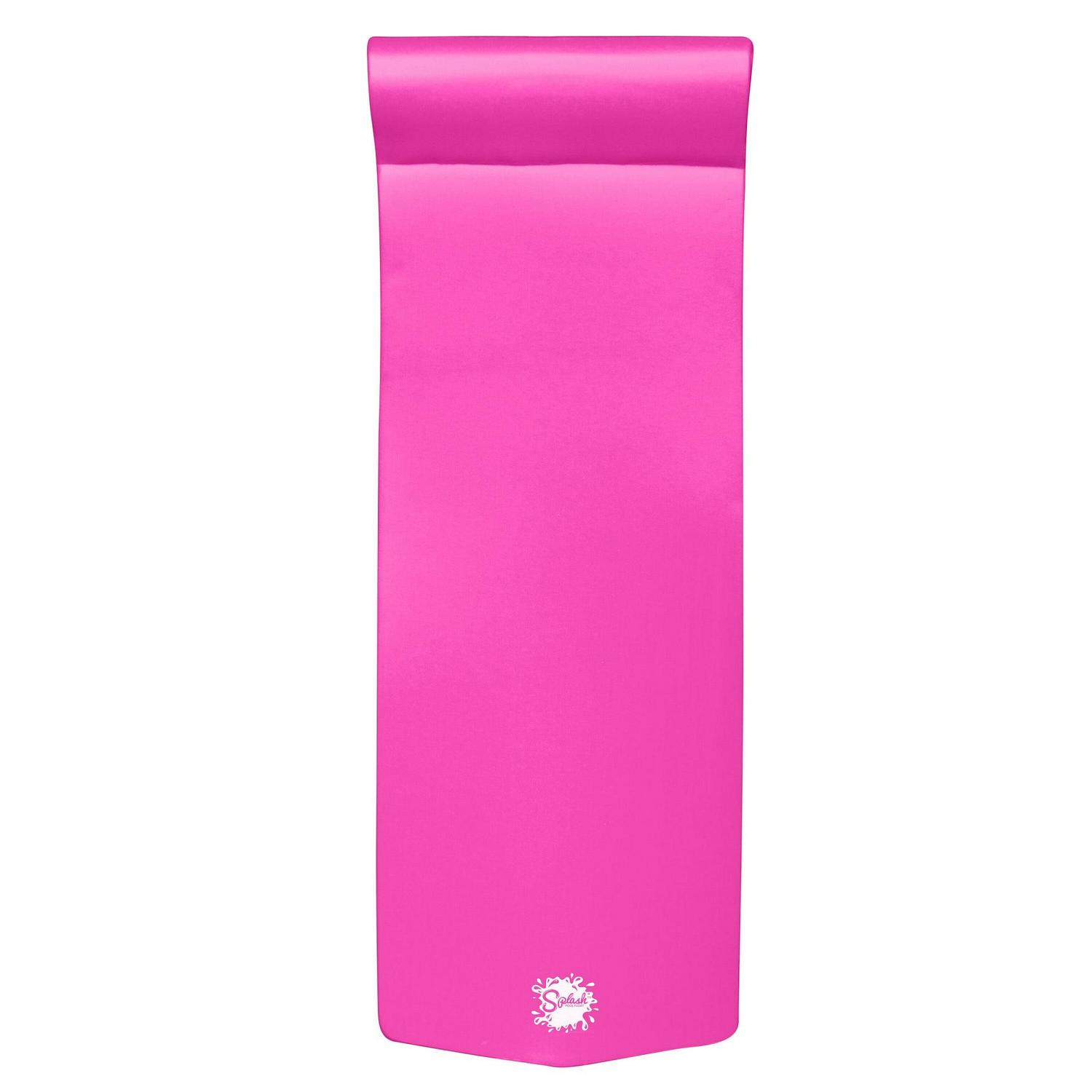 Pool Central Texas Rec Super Soft Flamingo Pink Swimming Pool Float with Headrest