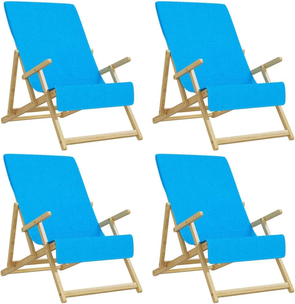 Home & Garden-Strandtücher 4 Stück türkis 60x135 cm Stoff 400 GSM Möbel Wahl